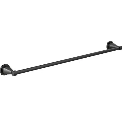 Delta Stryke 32.13" Wall Mounted Towel Bar In Matte Black