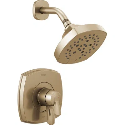 Delta Stryke Shower Faucet Trim With H2okinetic In Gold