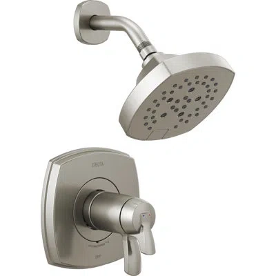 Delta Stryke Thermostatic Shower Faucet Trim With Diverter And Tempassure In Stainless