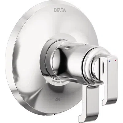 Delta Tetra 17t Series Dual-function Shower Trim Kit, Valve Trim Kit, Shower Trim In Lumicoat Chrome