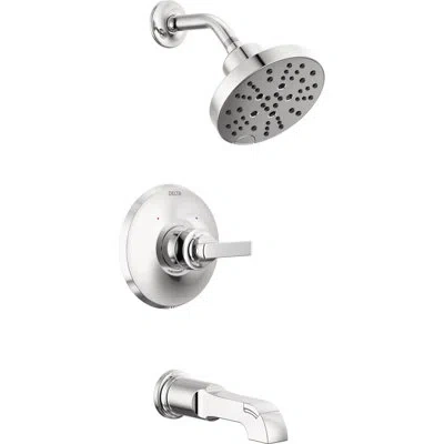 Delta Tetra Bathtub Faucet Trim Kit, Bathtub Faucet Set, Shower Head And Handle Set, Bathtub Kit In Chrome
