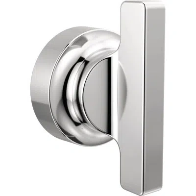 Delta Tetra Floor Mount Tub Filler T-lever Handle In Chrome