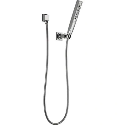 Delta Tetra H2okinetic Wall Mount Handheld Shower Head, 4-setting Hand Shower, Hand Held Shower With Hose In Chrome