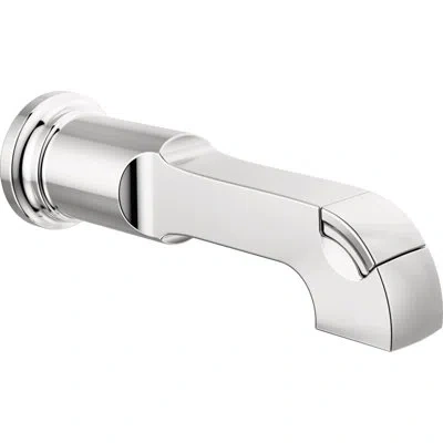 Delta Tetra Tub Spout With Diverter, Bathtub Faucet Spout Diverter In Lumicoat Chrome