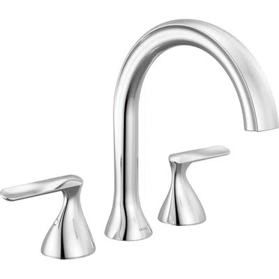Delta Three Hole Roman Tub Trim In Lumicoat® Chrome