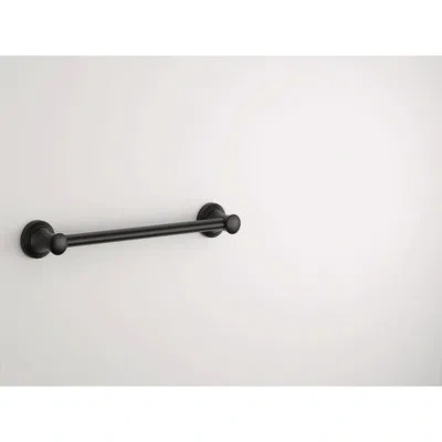 Delta Transitional Concealed Screw Decorative Grab Bar In Matte Black