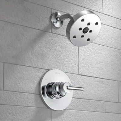 Delta Trinsic 14 Series Single-function Shower Faucet Set, H2okinetic Shower Valve Trim Kit In Chrome