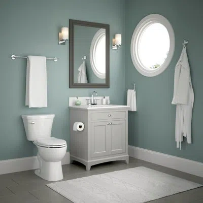 Delta Trinsic 24 In. Double Wall Mount Towel Bar Bath Hardware Accessory In Chrome