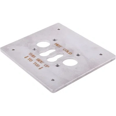 Delta Trinsic® Bathroom Rough Mounting Plate In Stainless Steel,brown