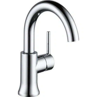 Delta Trinsic® Bathroom Single Hole Bathroom Faucet With Drain Assembly And Diamond Seal Technology In Chrome