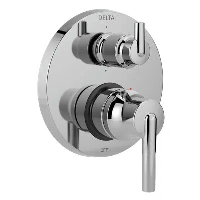 Delta Trinsic Pressure Balance Monitor 14 Series Valve With Double Handle In Chrome