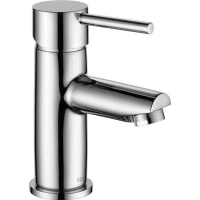 Delta Trinsic Single Hole Bathroom Faucet With Drain Assembly In Chrome