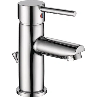 Delta Trinsic Single Hole Bathroom Faucet With Drain Assembly, Single Handle Bathroom Sink Faucet In Chrome