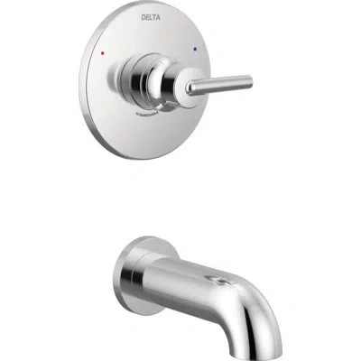 Delta Trinsic Wall Mounted Trim In Chrome