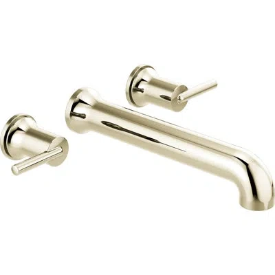 Delta Trinsic Wall Mounted Tub Spout In Polished Nickel
