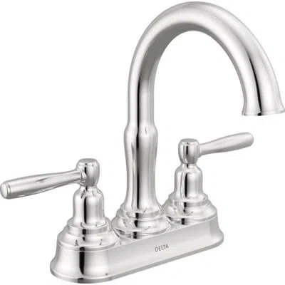Delta Two Handle Centerset Bathroom Faucet In Chrome