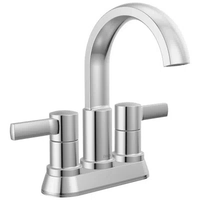 Delta Two Handle Centerset Bathroom Faucet In Chrome