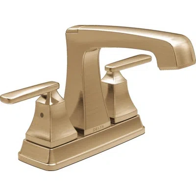 Delta Two Handle Tract-pack Centerset Bathroom Faucet In Champagne Bronze