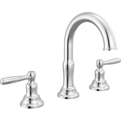 Delta Two Handle Widespread Bathroom Faucet In Chrome