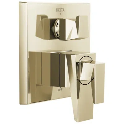 Delta Two-handle Monitor 17 Series Valve Trim With 3-setting Diverter In Lumicoat Chrome