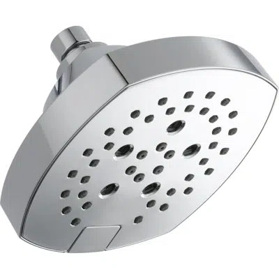 Delta Universal Multi Function Rain Shower Head With H2okinetic Technology In Silver