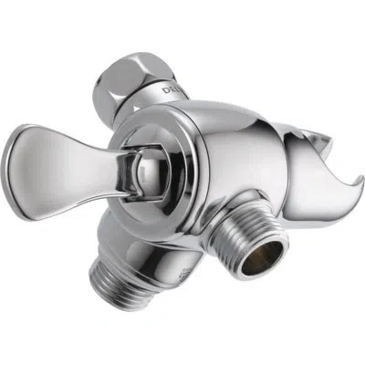 Delta Universal Showering Components 3-way Arm Diverter Valve With Handshower Mount In Chrome