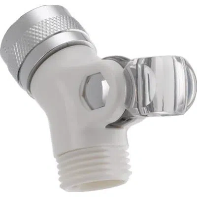 Delta Universal Showering Components Brass Pin Mount Swivel Connector For Handshower In White