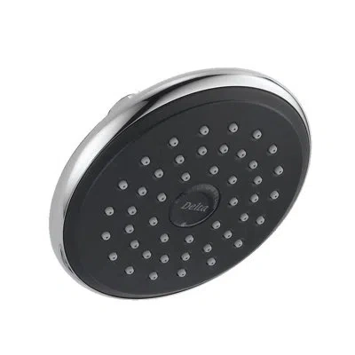 Delta Universal Showering Components Full/standard Fixed Shower Head With H2okinetic Technology In Chrome