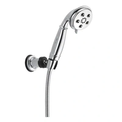 Delta Universal Showering Components Massage/jet Handheld Shower Head With H2okinetic Technology In Chrome