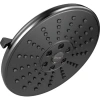 Delta Universal Showering Components Multi Function Adjustable Shower Head With H2okinetic Technology In Matte Black