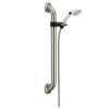 Delta Universal Showering Components Multi Function Slide Bar Shower Head In White