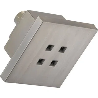 Delta Universal Showering Components Rain Fixed Shower Head In Brilliance Stainless