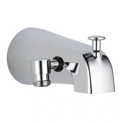 Delta Universal Showering Components Wall Mounted Tub Spout Trim With Diverter In Chrome
