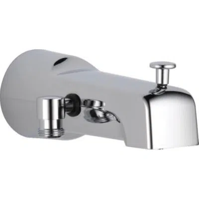 Delta Universal Showering Components Wall Mounted Tub Spout Trim With Diverter In Chrome