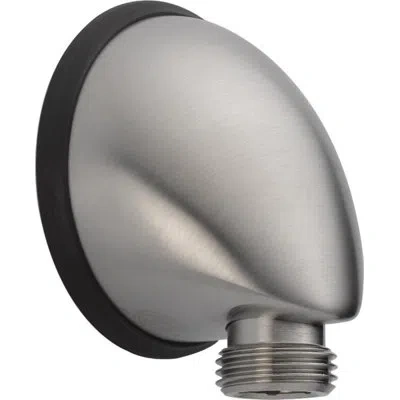 Delta Universal Showering Components Wall Supply Elbow For Handshower In Brilliance Stainless