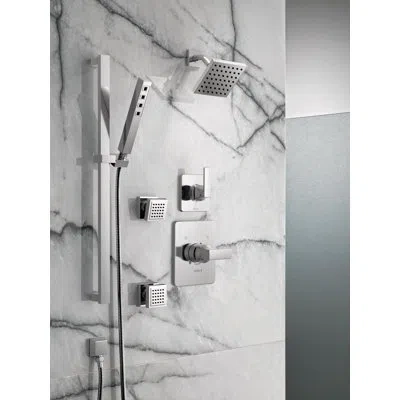 Delta Velum 3-setting Diverter Trim Kit, Diverter Valve Kit, Shower Diverter In Chrome