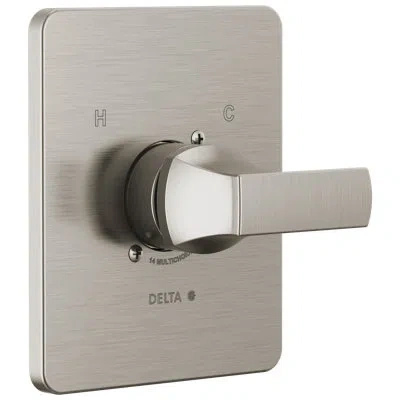 Delta Velum Single-function Shower Valve Trim Kit, Shower Handle Set In Stainless
