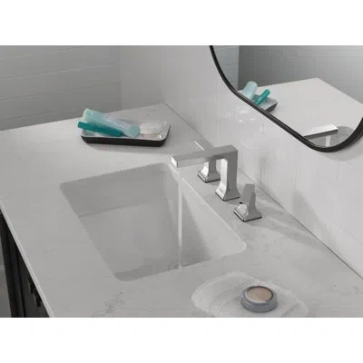 Delta Velum Widespread Bathroom Faucet 3 Hole, 2-handle Bathroom Sink Faucet With Drain Assembly In Chrome