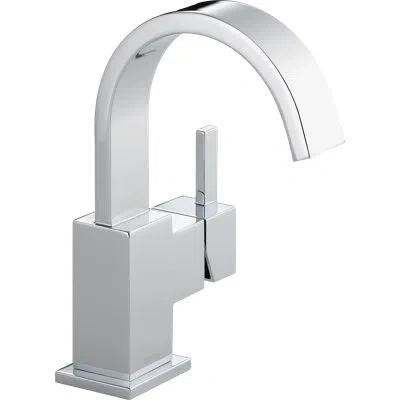 Delta Vero Single Hole Bathroom Faucet With Drain Assembly, Single Handle Bathroom Sink Faucet In Chrome