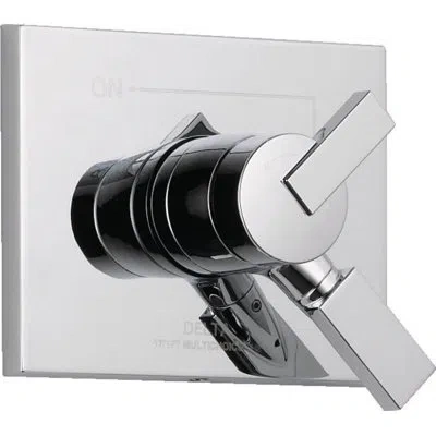 Delta Vero Volume Control Faucet Trim With Lever Handles In Chrome