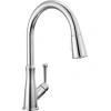 Delta Westville Pull Down Single Handle Kitchen Faucet In Chrome