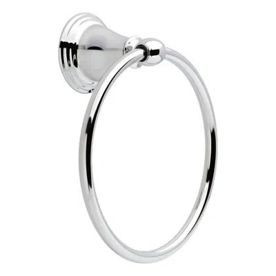 Delta Windemere Wall Mount Round Closed Towel Ring Bath Hardware Accessory In Chrome