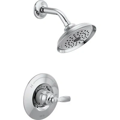 Delta Woodhurst 14 Series Single-function Shower Faucet Set, Shower Valve Trim Kit In Chrome