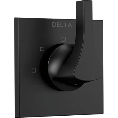 Delta Zura 3 Function Diverter Trim In Matte Black