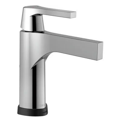 Delta Zura Single Hole Touch2o Bathroom Faucet With Touchless Technology In Chrome