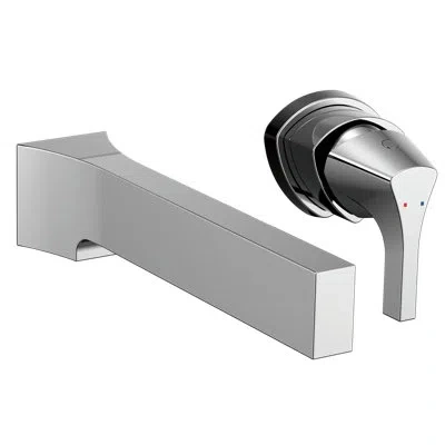 Delta Zura Trim Wall Mounted Bathroom Faucet In Chrome
