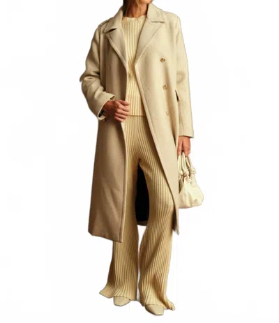 Deluc Aaron Trench Coat In Ecru In Neutral