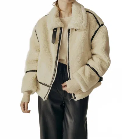 Deluc Aruncus Jacket In Ecru & Black In Multi