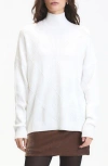 Deluc Asher Textured Mock Neck Sweater In Neutral