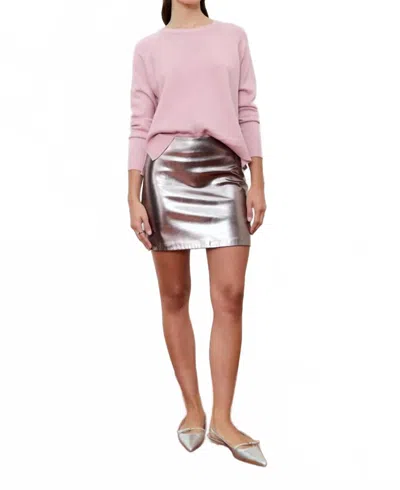 Deluc Begonia Crewneck Sweater In Pink